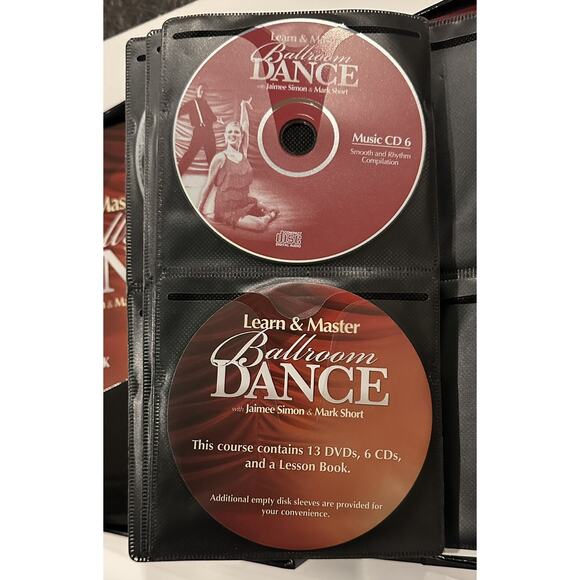 Learn & Master Ballroom Dancing by Jaimee Simon (English) - 13 DVD’s & 6 CD’s - Picture 9 of 10
